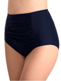 Ruched High Waisted Bikini Panty Aosig