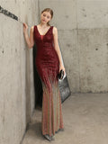 Sequin high-end evening dress Aosig