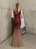 Sequin high-end evening dress Aosig