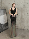 Sequin high-end evening dress Aosig