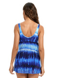 Sexy Printed One-piece Swimming Dress Aosig