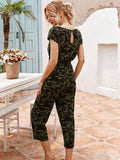 Simple Cool Jumpsuit With Belt Aosig