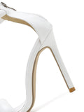 Simple T Strap Stiletto Sandals Aosig