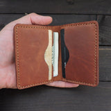 Simple cowhide card holder Coin Purse Aosig