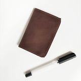 Simple cowhide card holder Coin Purse Aosig