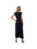 Simple solid color waist slim long skirt Aosig