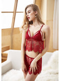 Sling underwear European and American style cup  suit lace Aosig