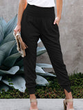 Slit Cropped Pants Aosig