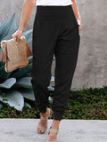 Slit Cropped Pants Aosig