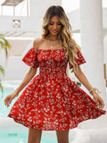 Small Floral Fashion Dress Aosig