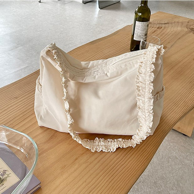 Solid Color Baguette Bag Single Bag Aosig