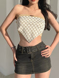 Solid Color Strap Halter Tank Top Aosig