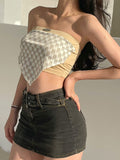 Solid Color Strap Halter Tank Top Aosig