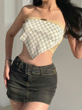 Solid Color Strap Halter Tank Top Aosig
