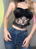 Solid Color Strap Hanging Neck Lace Small Vest Aosig