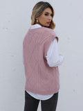 Solid Color v-neck Vest Aosig