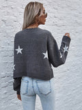 Star Knit Cardigan Aosig