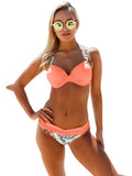 Strapless Bikini Swimsuit Aosig