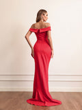 Strapless Drag Evening Dress Aosig