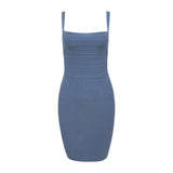 Strappy Sleeveless Backless Midi Bandage Dress Aosig