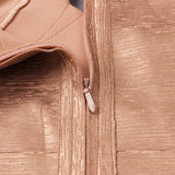 Strappy Sleeveless Cut Out Mini Bandage Dress Aosig