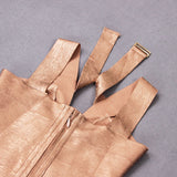 Strappy Sleeveless Cut Out Mini Bandage Dress Aosig