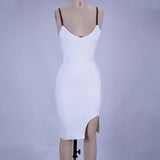 Strappy Sleeveless Cut Out Mini Bandage Dress PF1107 Aosig