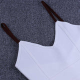 Strappy Sleeveless Cut Out Mini Bandage Dress PF1107 Aosig