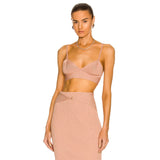 Strappy Sleeveless Exposed Waist Bandage Set