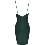 Strappy Sleeveless Frill Mini Bandage Dress PP21309 Aosig