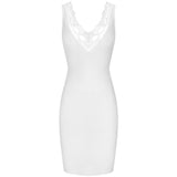 Strappy Sleeveless Lace Mini Bandage Dress PP091912 Aosig