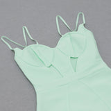 Strappy Sleeveless Midi Cut Out Bandage Dress HB79150 Aosig