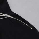 Strappy Sleeveless Mini Rhinestone Bandage Dress HB79600 Aosig