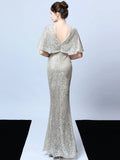 Tassel Beaded banquet evening dress Aosig