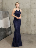 Tassel Beaded elegant evening dress Aosig