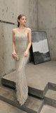 Tassel Beaded elegant evening dress Aosig