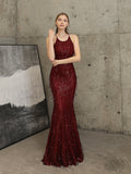 Tassel Beaded elegant evening dress Aosig