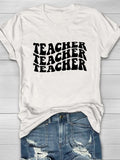 Teacher T-Shirt Aosig