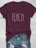 Teacher T-Shirt Aosig