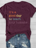 Teacher T-Shirt Aosig