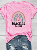Teacher T-Shirt Aosig