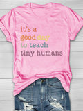 Teacher T-Shirt Aosig