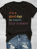 Teacher T-Shirt Aosig