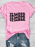 Teacher T-Shirt Aosig