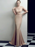 Trailing sexy slim evening dress Aosig