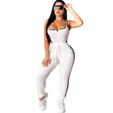 Velvet Sexy V Neck Women Matching Set Sexy Street Jumpsuit Aosig