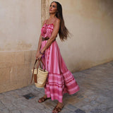 Sling Ethnic Tassel Dress