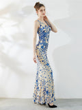 slim long evening dress Aosig